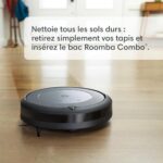 iRobot Roomba Combo i5 (i5172) Robot odkurzający i myjący 2 w 1, z łącznością WiFi – 2 szczotki gumowe – Mapuje, zapamiętuje i dostosowuje się do domu – Kompatybilny z asystentami głosowymi – Image 4