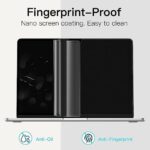 JETech Osłona ekranu do MacBook Air 15,3 cala (2024/2023, M3/M2), matowa folia antyrefleksyjna, chroniąca przed odciskami palców, zestaw 2 sztuk – Image 4