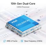 Jumper Laptop 16 cali Metalowa obudowa, (4 GB RAM 128 GB SSD) Do 2,5 GHz Celeron, zainstalowany laptop 1 rok 365 Office, 1920 * 1200 IPS, Bluetooth4.0, USB 3.0×2 – Image 3