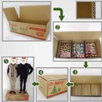 JYCCH Dekoracje świąteczne z sosny PCV do domu, artykuły świąteczne, choinka bożonarodzeniowa o wysokości 5 stóp, sztuczna choinka bożonarodzeniowa o wysokości 150 cm z ozdobami i... – Image 4