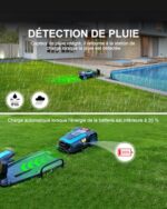 LEADZM Kosiarka automatyczna o powierzchni 1000 m2, kosiarka automatyczna z inteligentnym omijaniem przeszkód, kosiarka automatyczna z automatycznym ładowaniem, kosiarka autonomiczna z łącznością... – Image 3