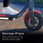 LEQISMART Elektryczna hulajnoga dla dorosłych, zasięg 25-30 km, silnik 250-350 W, 9-10 cali, solidne opony, prosta obsługa za pomocą aplikacji – Image 3