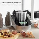 MasterPRO BY CARLO CRACCO – Urządzenie kuchenne 1000 W 3,5 l – 12 programów – Sterowanie dotykowe LED – Wielofunkcyjne z kompletem akcesoriów – w tym funkcja gotowania na parze – Image 4