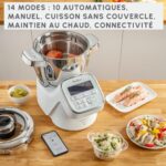 Moulinex Robot kuchenny z funkcją łączności, 14 trybów, tryb ręczny, 4,5 l, nieograniczona liczba przepisów, wyprodukowany we Francji, cichy, 5 akcesoriów i krajalnica do warzyw, I-Companion XL, biały... – Image 3