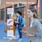 NIAKUN Laptop, procesor N95, 16″ RAM 16 GB + SSD 512 GB, do 3,4 GHz Full HD 1920 x 1200 p, notebook z podświetlaną klawiaturą, 6000 mAh – Image 7