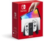 Nintendo Switch (model OLED) z białymi Joy-Con