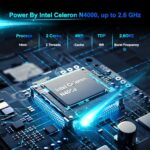 Laptop 14,1 cala, 6 GB pamięci RAM, 128 GB dysku SSD, dwurdzeniowy procesor Celeron N4000, Wi-Fi Bluetooth 2,4/5,0G, 1366 * 768 IPS, konstrukcja bez wentylatora, w zestawie... – Image 5