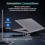 Laptop 15,6 cala, laptop dla graczy z systemem Windows 11 Pro, 16 GB pamięci RAM, dysk SSD 256 GB / TF 1 TB, procesor Celeron N4000, ekran IPS 1920 x 1080, WiFi 5G, Bluetooth 5, złącze MINI HDMI, komputer... – Image 6