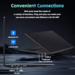 Laptop 15,6 cala, laptop dla graczy z systemem Windows 11 Pro, 16 GB pamięci RAM, dysk SSD 256 GB / TF 1 TB, procesor Celeron N4000, ekran IPS 1920 x 1080, WiFi 5G, Bluetooth 5, złącze MINI HDMI, komputer... – Image 6
