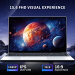 Laptop z 24 GB pamięci RAM i dyskiem SSD o pojemności 512 GB, laptop z czterordzeniowym procesorem Celeron N5095, komputer z systemem Windows 11, laptop 1920 * 1080 IPS FHD, WiFi 5G i USB 3.0 i... – Image 5