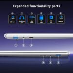 Laptop z 24 GB pamięci RAM i dyskiem SSD o pojemności 512 GB, laptop z czterordzeniowym procesorem Celeron N5095, komputer z systemem Windows 11, laptop 1920 * 1080 IPS FHD, WiFi 5G i USB 3.0 i... – Image 7