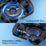 Osoeri Kosiarka automatyczna do ogrodów o powierzchni do 800 m², silnik bezszczotkowy 50 W, 20 V 4,0 Ah Kosiarka automatyczna z aplikacją, szerokość i wysokość koszenia 18 cm / 20-60 mm, automatyczny powrót do... – Image 6