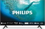 Philips 65PUS7009 Smart TV LED 4K – ekran 65 cali z platformą Pixel Precise Ultra HD Titan OS i dźwiękiem Dolby Atmos, współpracuje z Alexą i Asystentem Głosowym Google – czarny