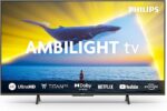Philips Ambilight 55PUS8109 Smart TV LED 4K – ekran 55 cali z platformą Pixel Precise Ultra HD, systemem operacyjnym Titan OS i dźwiękiem Dolby Atmos, obsługiwany przez asystenta głosowego Alexa i...