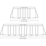 Okrągły basen z metalową ramą, basen naziemny do letniej rekreacji wodnej dla całej rodziny, do zabawy na świeżym powietrzu – Image 3