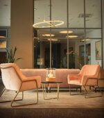 Planika Dancing Flames Kominek stołowy na bioetanol – do użytku wewnątrz i na zewnątrz – Akcesoria kominkowe – Latarnia ogrodowa – spektakularny design – dąb – 25,1 x 35,3 cm – Image 3