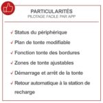 Kosiarka automatyczna Practixx PX-RRM-600Wi | Do 600 m² | Szerokość i wysokość koszenia 18 cm / 20–60 mm | Czujnik deszczu | WiFi BT| Nachylenie 35%| Wyświetlacz cyfrowy | Stacja… – Image 2