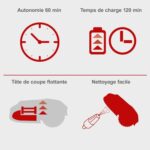 Kosiarka automatyczna Practixx PX-RRM-600Wi | Do 600 m² | Szerokość i wysokość koszenia 18 cm / 20–60 mm | Czujnik deszczu | WiFi BT| Nachylenie 35%| Wyświetlacz cyfrowy | Stacja… – Image 5