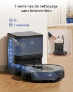 Proscenic Q8 Max Robot odkurzacz z funkcją mycia 4200Pa ze stacją, automatycznym czyszczeniem, nawigacją Lidar 360° z mapowaniem, 200 min, odpowiedni do sierści zwierząt, dywanów i... – Image 2