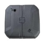 PURPLE LEAF Parasol z wysięgnikiem 3,65 x 3,65 m kwadratowy z podstawą, luksusowy parasol ogrodowy z podwójnym dachem i pokrowcem ochronnym, stalowoszary – Image 4