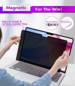 Magnetyczny filtr prywatności PYS do MacBooka Air 13,6 cala (2022-2024, M2, M3) Zdejmowany filtr prywatności do laptopa i ochrona przed... – Image 2