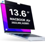 Magnetyczny filtr prywatności PYS do MacBooka Air 13,6 cala (2022-2024, M2, M3) Zdejmowany filtr prywatności do laptopa i ochrona przed...