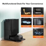 Robot odkurzający i myjący Roborock Qrevo ze stacją, automatyczne funkcje opróżniania, mycia, suszenia, czyszczenia stacji, napełniania, 5500 Pa, podwójna obrotowa mopa... – Image 4