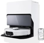 roborock S8 MaxV Ultra Odkurzacz automatyczny z stacją 8 w 1, odkurzacz automatyczny z boczną szczotką i DuoRoller, siła ssania 10000 Pa, samoczyszcząca mopa i...