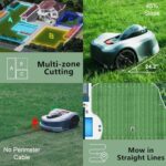 Kosiarka automatyczna do ogrodów o powierzchni do 3000/6000 m² – bez kabli obwodowych – inteligentna automatyczna kosiarka do trawników Dobrze... – Image 2