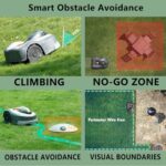 Kosiarka automatyczna do ogrodów o powierzchni do 3000/6000 m² – bez kabli obwodowych – inteligentna automatyczna kosiarka do trawników Dobrze... – Image 4