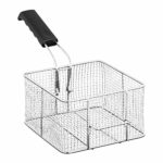 Royal Catering Elektryczna frytkownica restauracyjna z dwoma profesjonalnymi zbiornikami RCTF-13DH (2 x 3200 W, łącznie 2 x 13 l / 2 x 8 l oleju, timer 60 min., wyjmowane zbiorniki,… – Image 5