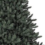 Sztuczna choinka bożonarodzeniowa Świerk Nieoświetlona, Realistyczna choinka bożonarodzeniowa z gęstego PVC do dekoracji zewnętrznej biura w domu, klasyczne drzewko premium z podstawą  – Image 2