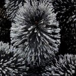 Czarna choinka bożonarodzeniowa, sztuczna choinka bożonarodzeniowa z dekoracją zewnętrzną typu pop-up, choinka bożonarodzeniowa Silm Pencil z metalowym stojakiem do małych pomieszczeń – czarna 120 cm/4 ft (czarna 210 cm/7 ft)… – Image 4