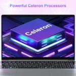 SGIN 15,6-calowy laptop, 128 GB SSD, 4 GB DDR4 Laptop z procesorem Celeron, ekranem IPS, dwuzakresowym WiFi, BT5.0, 2 portami USB 3.2, mini HDMI, rozkładanym na 180°... – Image 4