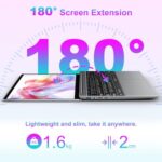 SGIN 15,6-calowy laptop, 128 GB SSD, 4 GB DDR4 Laptop z procesorem Celeron, ekranem IPS, dwuzakresowym WiFi, BT5.0, 2 portami USB 3.2, mini HDMI, rozkładanym na 180°... – Image 5