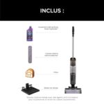 Shark HydroVac Bezprzewodowy odkurzacz do twardych podłóg, antybakteryjna szczotka obrotowa i wielofunkcyjny środek czyszczący neutralizujący zapachy, samoczyszczący, odkurza, czyści wilgotne zabrudzenia... – Image 2