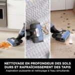 Shark HydroVac Bezprzewodowy odkurzacz do twardych podłóg, antybakteryjna szczotka obrotowa i wielofunkcyjny środek czyszczący neutralizujący zapachy, samoczyszczący, odkurza, czyści wilgotne zabrudzenia... – Image 4