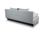 SILAPE – Sofa Naki – 3-osobowa sofa rozkładana – z pojemnikiem (czarna (Alova 04 + Berlin 02)) – Image 4