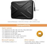 SITHON Pokrowiec ochronny do MacBooka Air 13,6″ M3 A3113/ M2 A2681 2024-2022, 14,2″ Macbook Pro M3 M2 M1 A2992 A2918 A2779 A2442 2023-2021, 13-calowy MacBook Air/Pro, pokrowiec... – Image 2