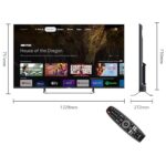 Smart Tech TV 4K UHD 55″ (139 cm) 55UG10V3, Smart TV Google TV, HDMI, USB, HEVC, Dolby Audio, HDR 10, CHROMESCAST, Asystent Google … [Klasa energetyczna E] – Image 3