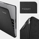 Spigen Urban Fit Etui kompatybilne z MacBook Air 13 cali M3 (2024) / MacBook Air 13 cali M2 A2681 (2022) Sztywna ochrona – Czarne – Image 3