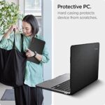 Spigen Urban Fit Etui kompatybilne z MacBook Air 13 cali M3 (2024) / MacBook Air 13 cali M2 A2681 (2022) Sztywna ochrona – Czarne – Image 4