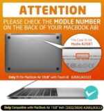 SUPCASE Etui do MacBooka Air 13,6 cala (2024/2022) A3113 M3 / A2681 M2, dwuwarstwowa twarda obudowa, cienkie etui [jakość wojskowa], odporne na wstrząsy i zarysowania, integralne dla... – Image 2