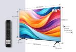 Telewizor TCL QLED 65T7B 4K HDR Pro 65'' z Google TV i systemem dźwiękowym Dolby Atmos, kompatybilny z Asystentem Google i Alexą – Image 2