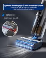 Tineco Odkurzacz bezprzewodowy do wody i kurzu Floor One S5 Intelligent do twardych podłóg, ekran cyfrowy, długi czas pracy, idealny do lepkich zabrudzeń i sierści zwierząt,… – Image 3