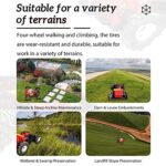 Kosiarka automatyczna, moc 7,5 KM Kosiarka hybrydowa czterosuwowa, benzynowo-elektryczna, pokonująca nachylenia do 30°, z pilotem zdalnego sterowania, wyposażeniem do konserwacji... – Image 3