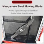 Hybrydowa kosiarka automatyczna spalinowo-elektryczna, kosiarka elektryczna z łopatą do śniegu, kosiarka spalinowa 7,5 KM, kosiarka zdalnie sterowana, podkaszarka do trawy... – Image 3