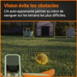 WORX – LANDROID Vision – 600 m² – WR206E.1 – Robot kosiarka bezprzewodowa (omijanie przeszkód, koszenie blisko krawędzi, wielostrefowość, sterowanie za pomocą aplikacji, koszenie pod... – Image 5