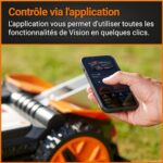 WORX – LANDROID Vision – 600 m² – WR206E.1 – Robot kosiarka bezprzewodowa (omijanie przeszkód, koszenie blisko krawędzi, wielostrefowość, sterowanie za pomocą aplikacji, koszenie pod... – Image 6