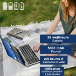 WOZIFAN Laptop 128 GB Win11 14 cali Celeron N4020 Obsługa rozszerzenia SSD 1 TB Tani i dobry Lekki 2,4G+5G Podwójne WiFi Bluetooth 4.2 HDMI zawiera mysz bez… – Image 5